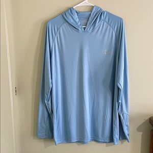 Light Blue Long Sleeve Hoodie
